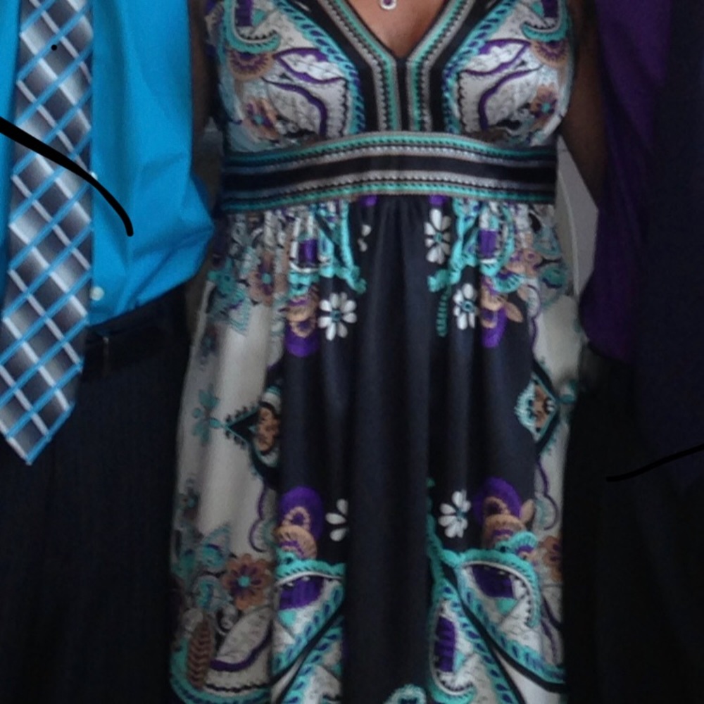 A silk dress